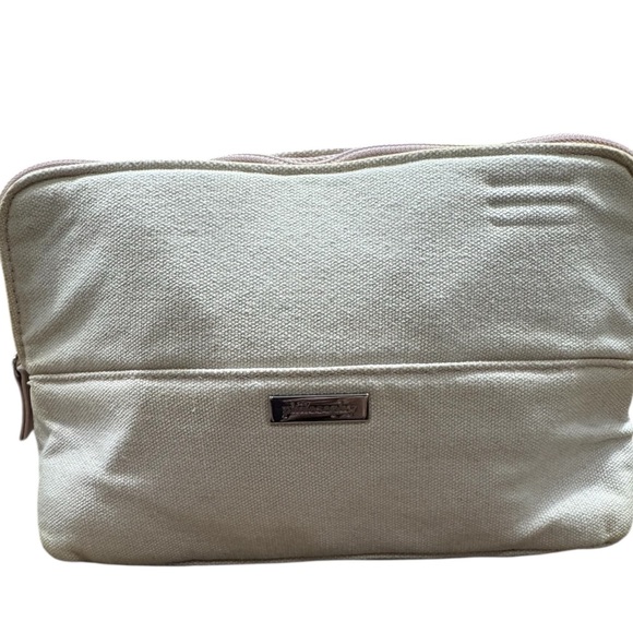 Philosophy Midnight Black Carryall Tote Bag with smaller Philosophy cosmetic bag - Picture 10 of 11